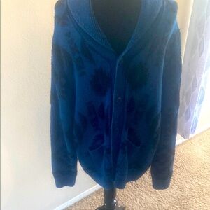 Lucky Blue Button-Up Cardigan